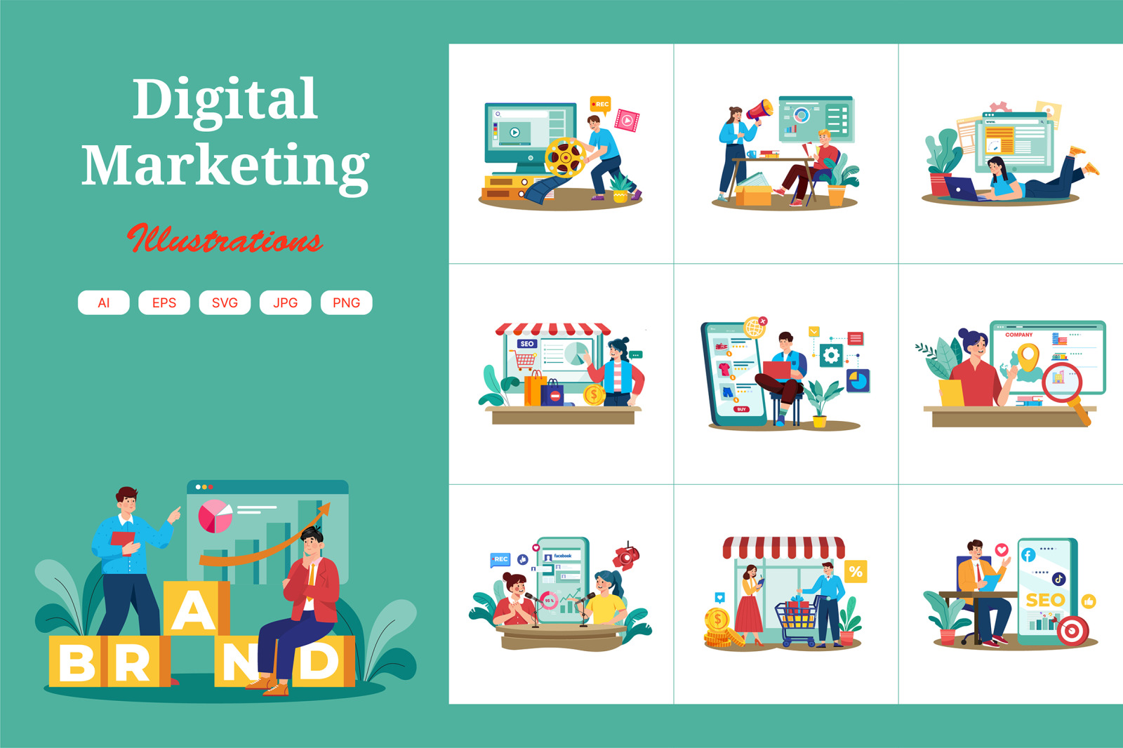 M727_Digital Marketing Illustration_Part 02 M727_Digital Marketing Illustration_Part 02
