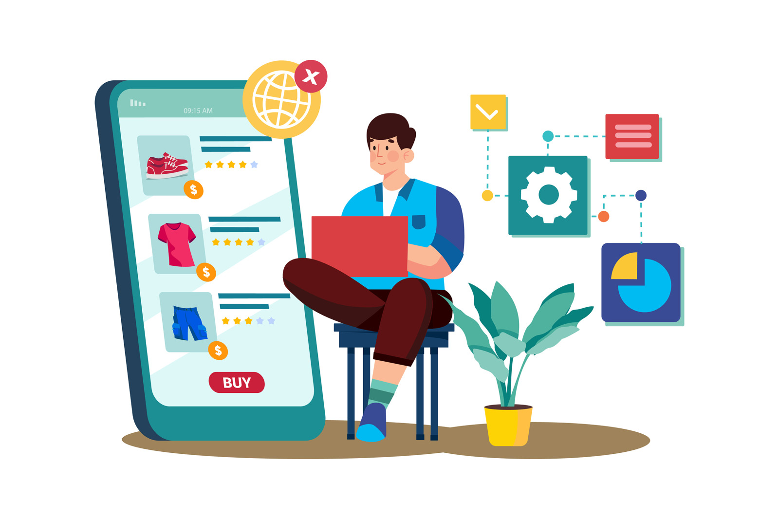 M727_Digital Marketing Illustration_Part 02 M727_Digital Marketing Illustration_Part 02