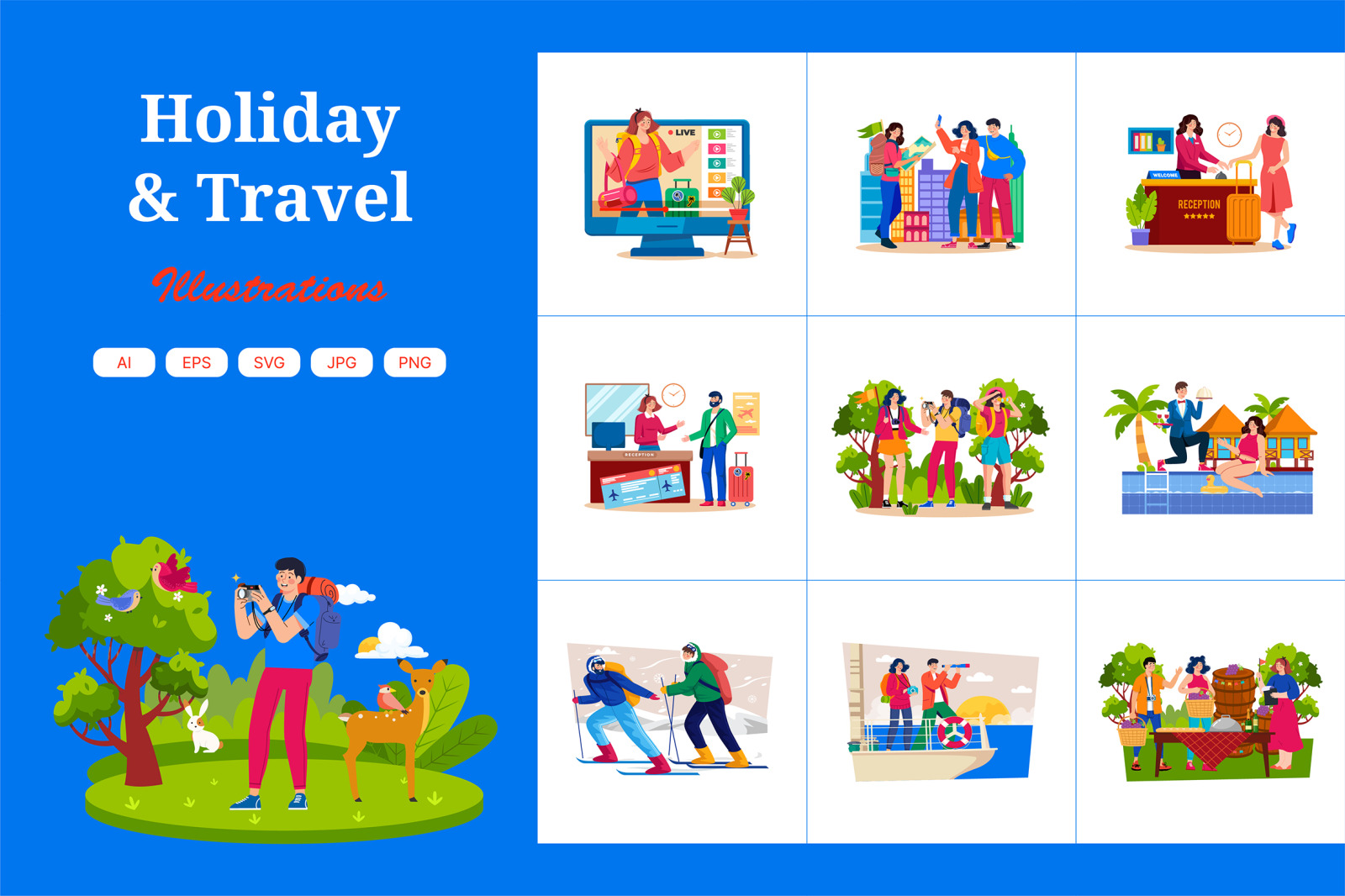 M728_Holiday &amp; Travel Illustration_Part 01