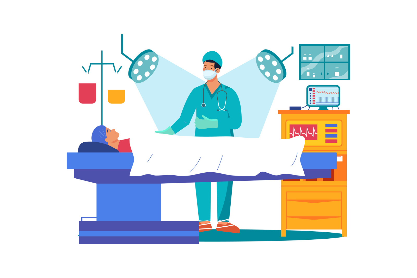 M729_ Multitasking Concept Illustration Pack M729_ Multitasking Concept Illustration Pack