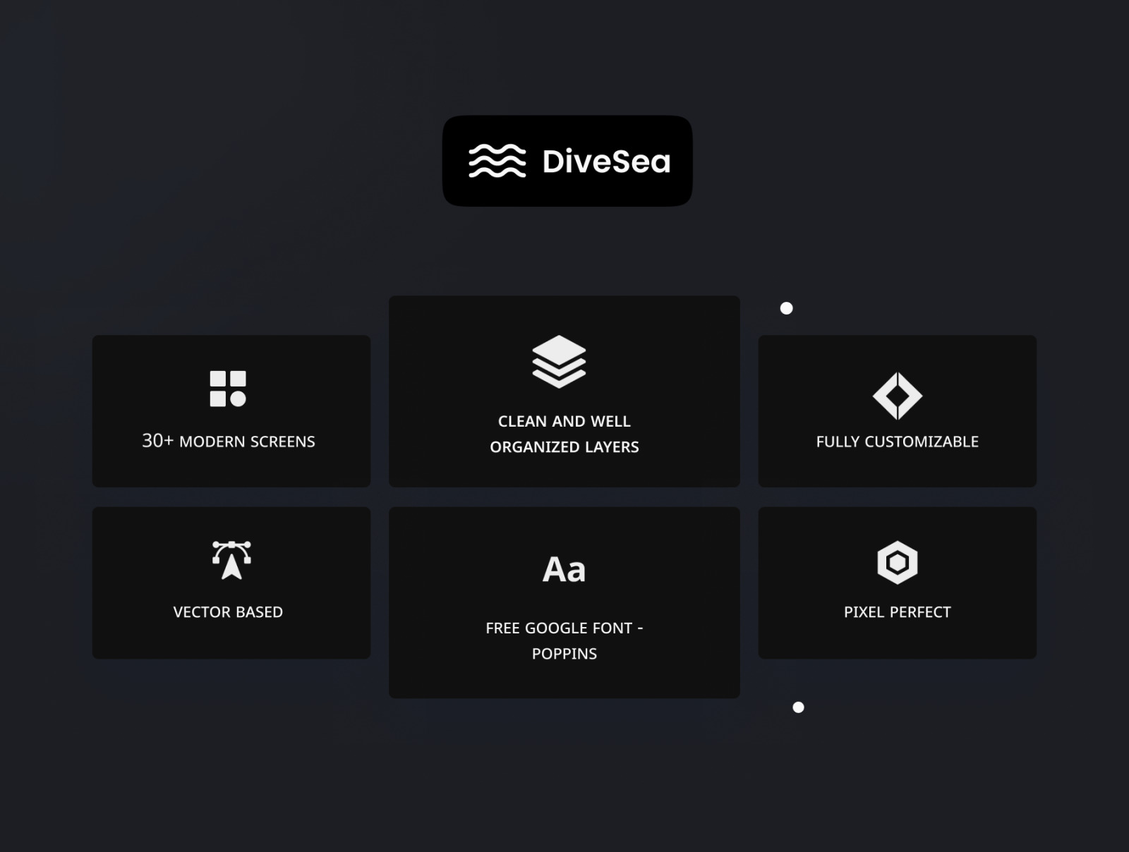 DiveSea - NFT Landing Page UI KIT