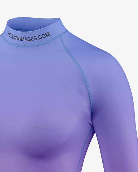 Long Sleeve Compression T-Shirt Mockup