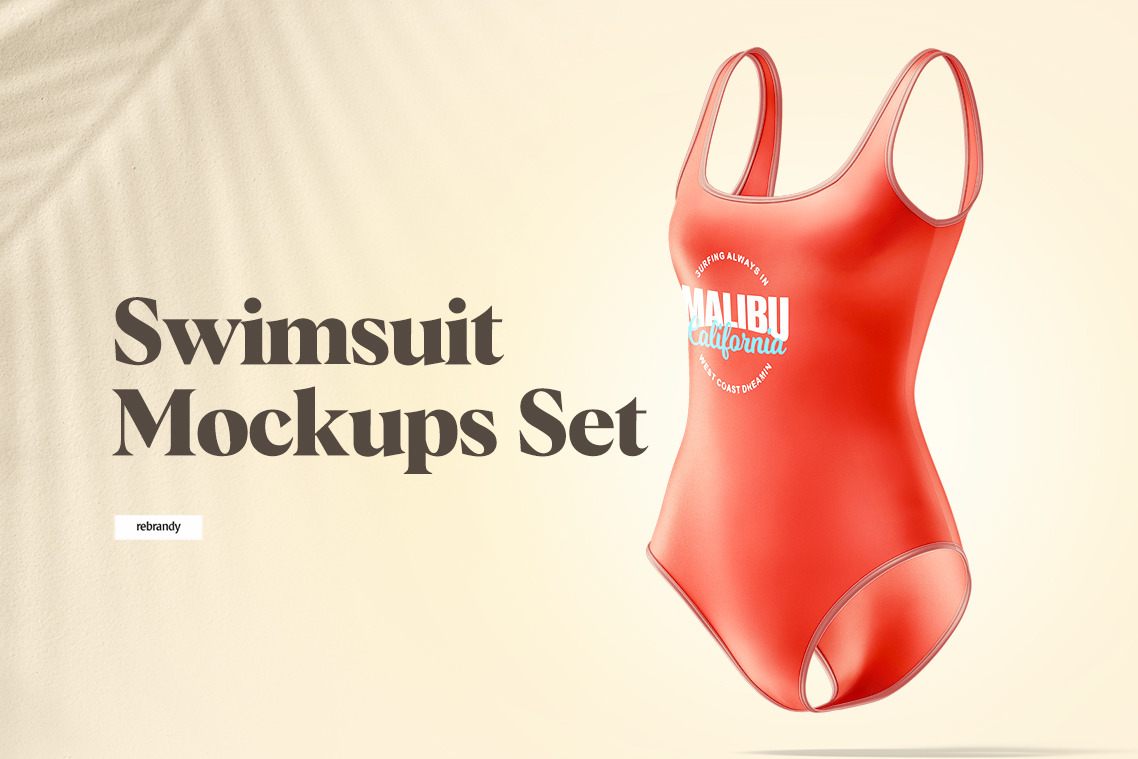 Swimsuit Mockups Set Swimsuit Mockups Set