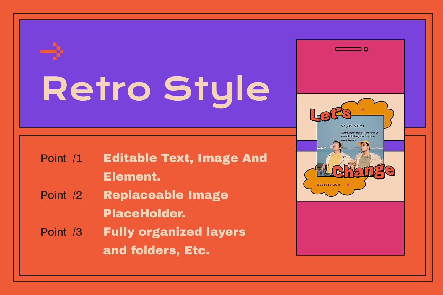 Revibe 90s Instagram Template