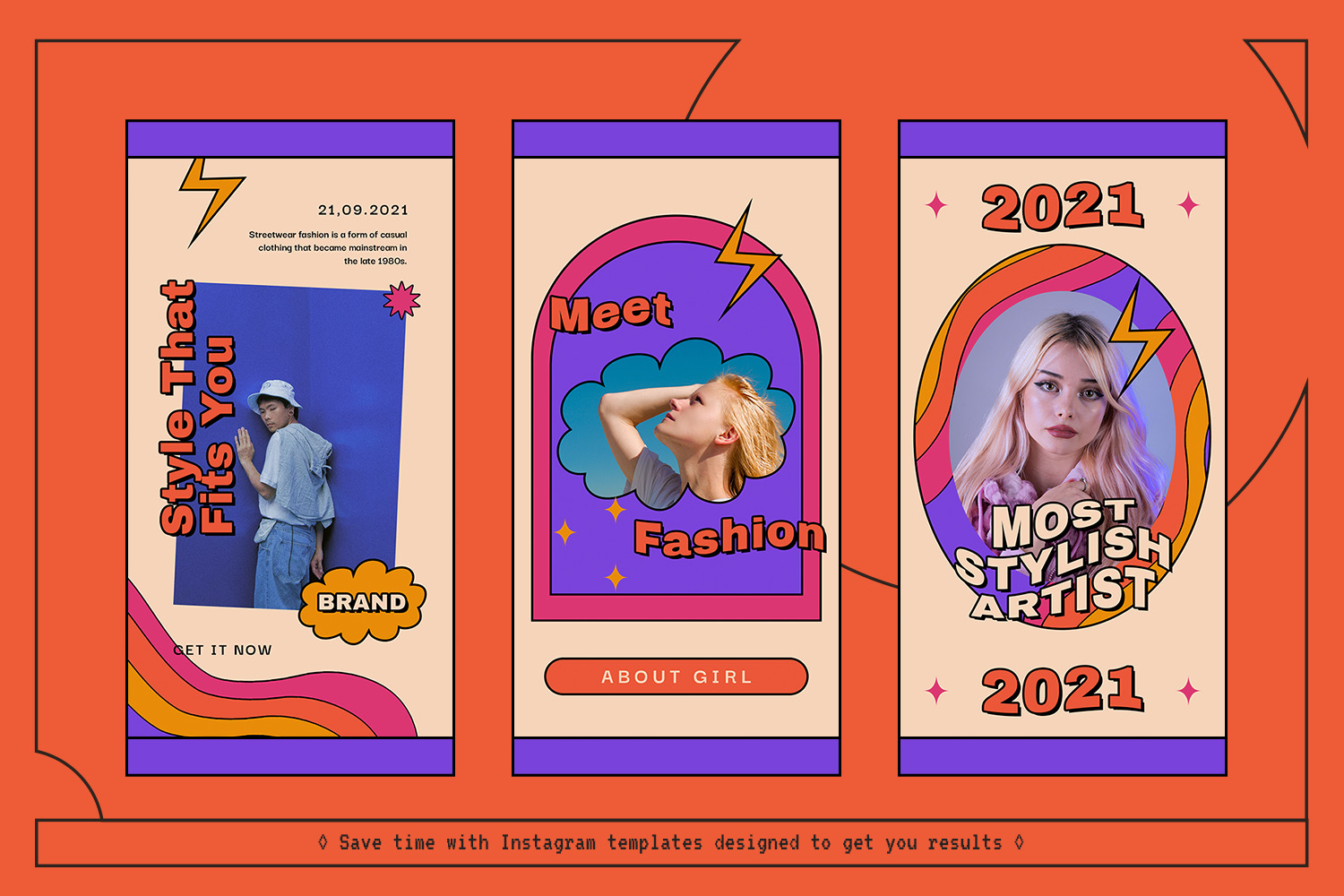 Revibe 90s Instagram Template