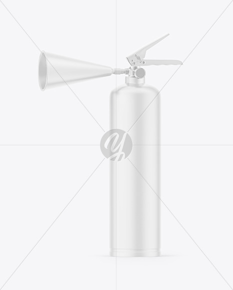 Matte Fire Extinguisher Mockup