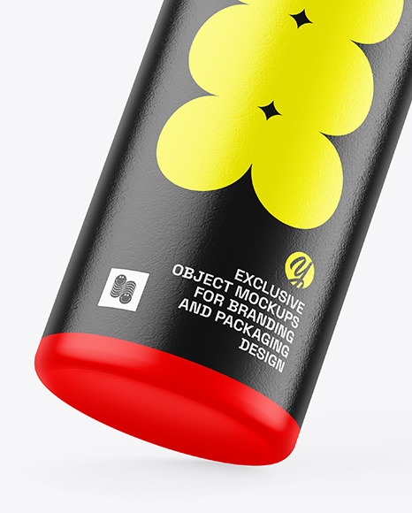 Matte Spray Bottle Mockup