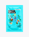 Glossy Sachet Mockup