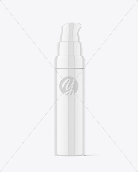 Glossy Airless Bottle Mockup