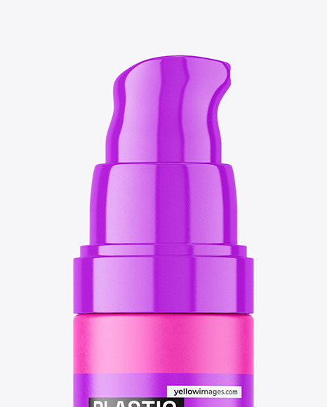 Matte Airless Bottle Mockup