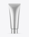 Matte Metallic Cosmetic Tube Mockup