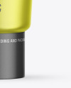 Matte Metallic Cosmetic Tube Mockup