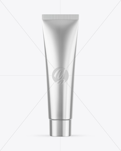 Metallic Cosmetic Tube Mockup