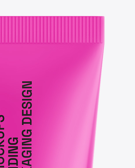 Glossy Cosmetic Tube Mockup