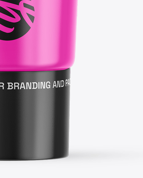 Glossy Cosmetic Tube Mockup