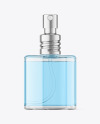 Clear Glass Perfume Bottle Mockup