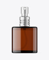 Amber Glass Perfume Bottle Mockup