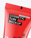 Glossy Cosmetic Tube Mockup