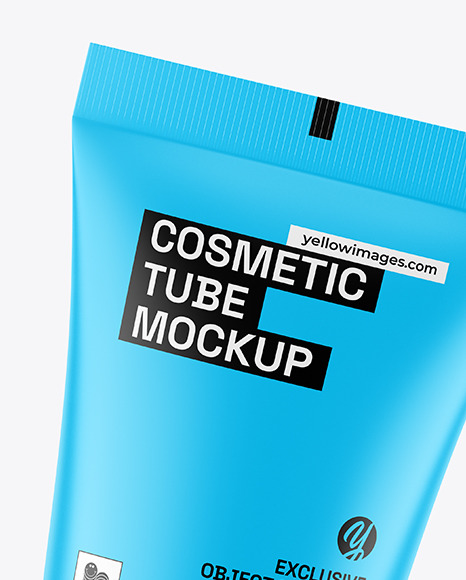 Matte Cosmetic Tube Mockup