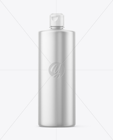 Matte Metallic Bottle Mockup