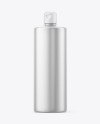 Matte Metallic Bottle Mockup