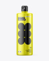 Matte Metallic Bottle Mockup
