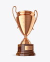 Bronze Champion Cup Mockup