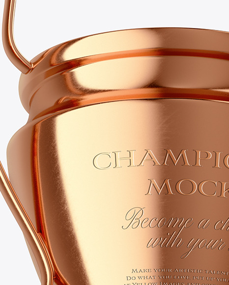 Bronze Champion Cup Mockup