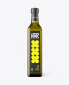 Green Glass Olive Oil Bottle Mockup