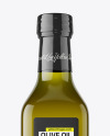 Green Glass Olive Oil Bottle Mockup