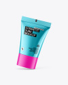 Glossy Metallic Cosmetic Tube Mockup