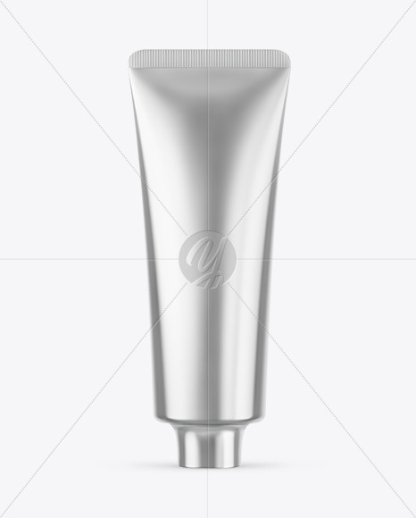 Metallic Cosmetic Tube Mockup