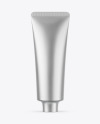 Matte Metallic Cosmetic Tube Mockup