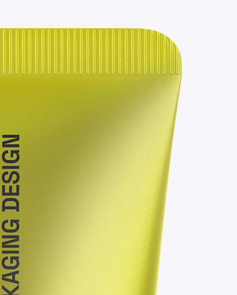 Matte Metallic Cosmetic Tube Mockup