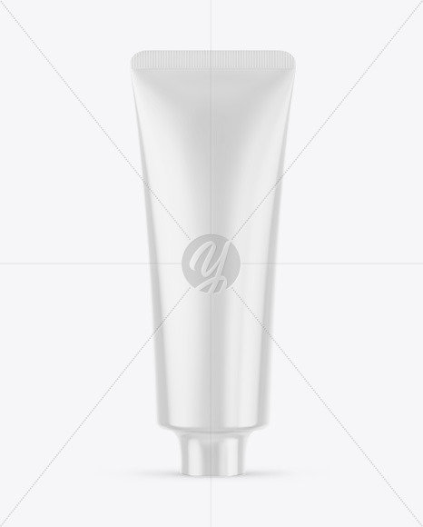 Glossy Cosmetic Tube Mockup