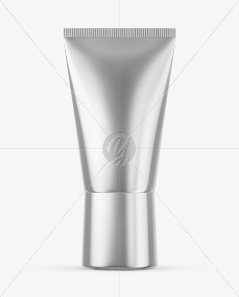 Metallic Cosmetic Tube Mockup