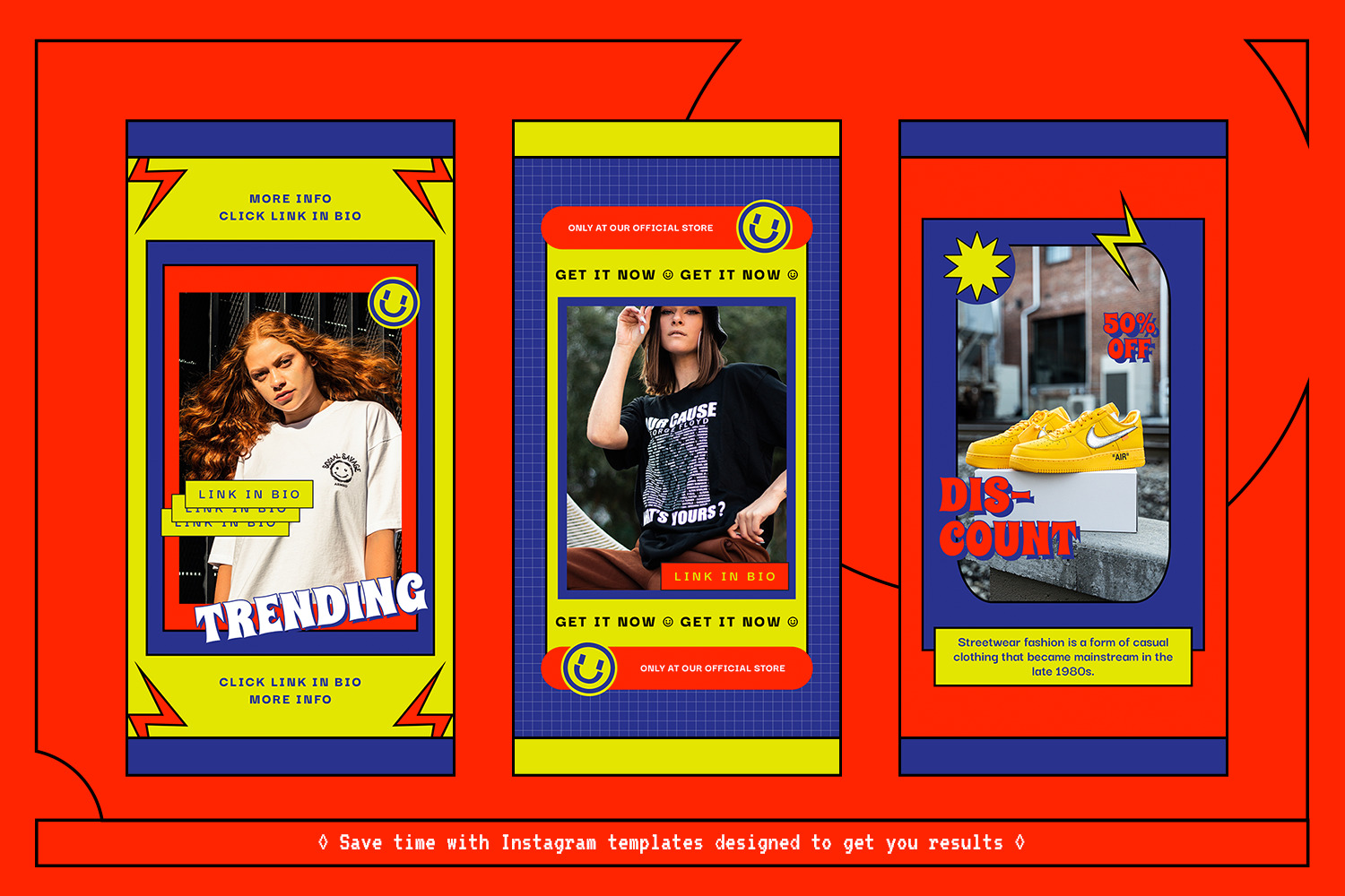 Gretom 90's Instagram Template Gretom 90's Instagram Template