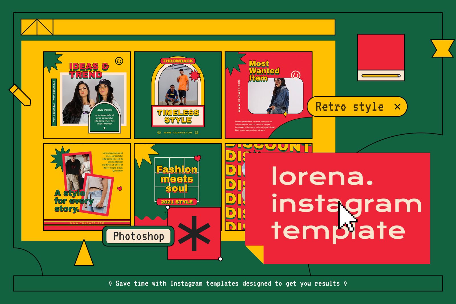 Lorena Y2k Instagram Templates