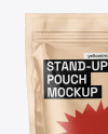 Kraft Stand Up Pouch Mockup