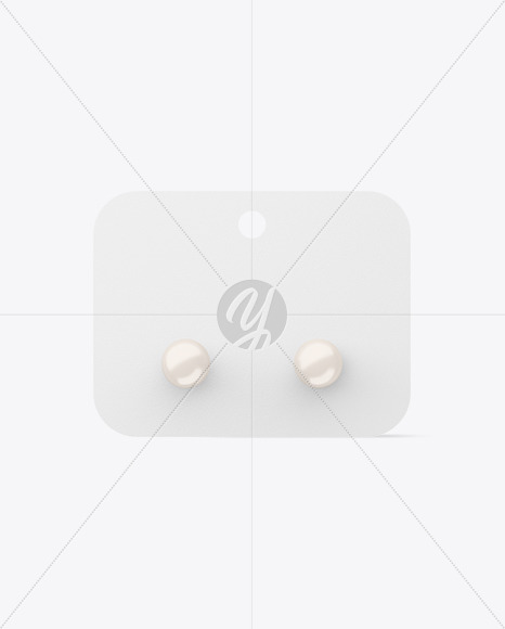 Pearl Earrings Mockup