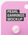 Pearl Earrings Mockup Pearl Earrings Mockup