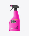 Matte Spray Bottle Mockup