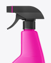 Matte Spray Bottle Mockup