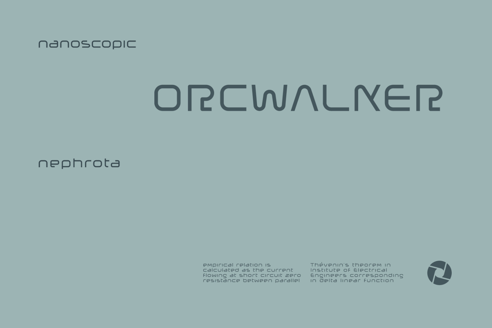 Osrega Font Osrega Font