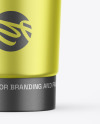 Matte Metallic Cosmetic Tube Mockup