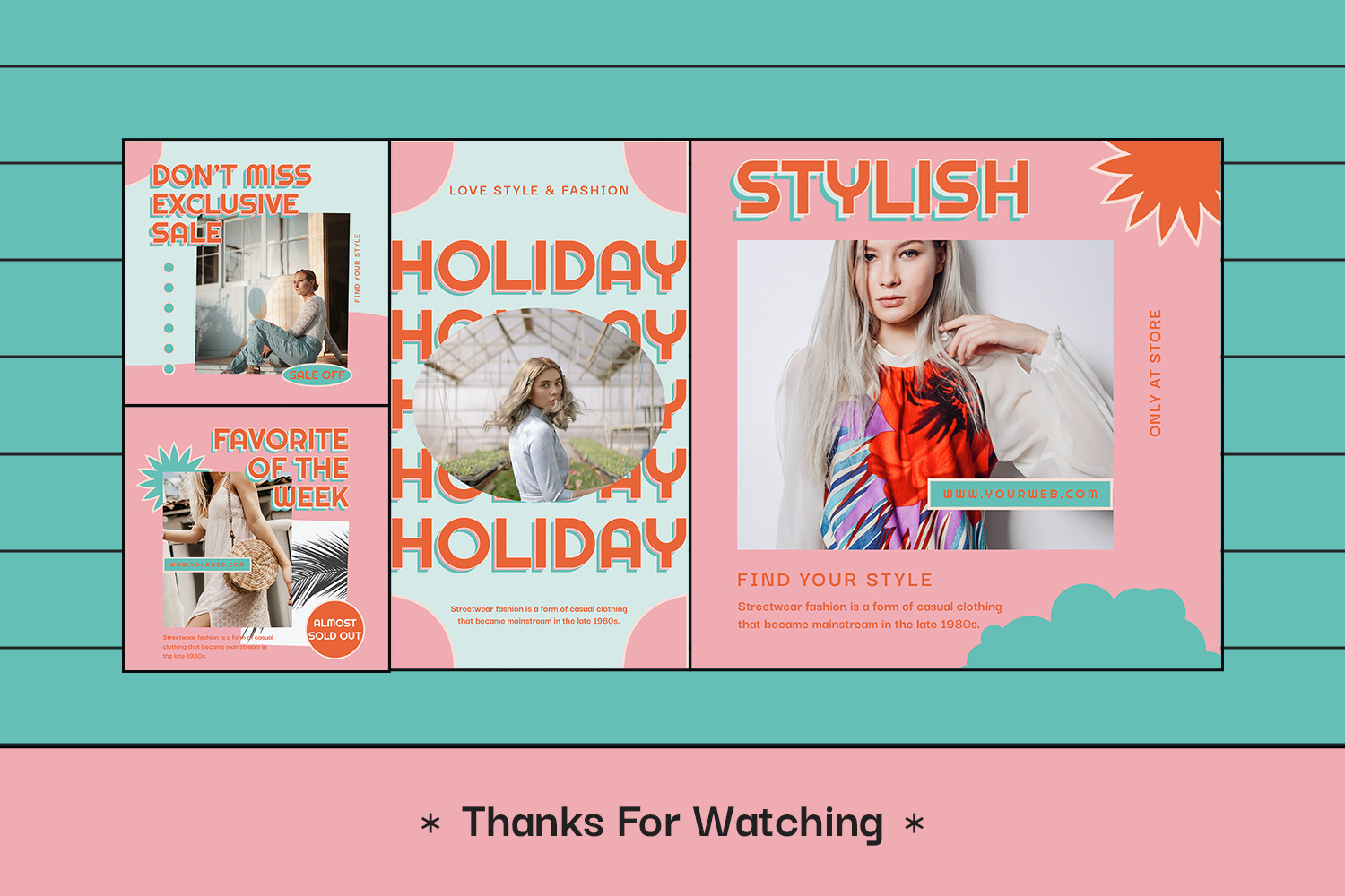 Crelia 90s Instagram Template Crelia 90s Instagram Template