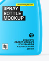 Glossy Spray Bottle Mockup