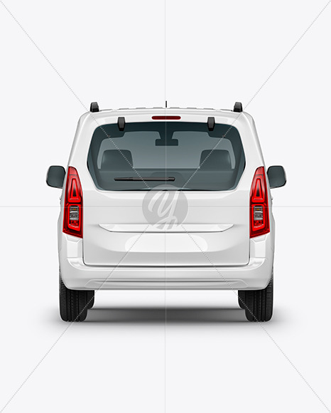 Van Mockup - Back View