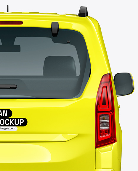 Van Mockup - Back View