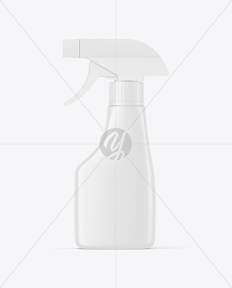 Matte Spray Bottle Mockup